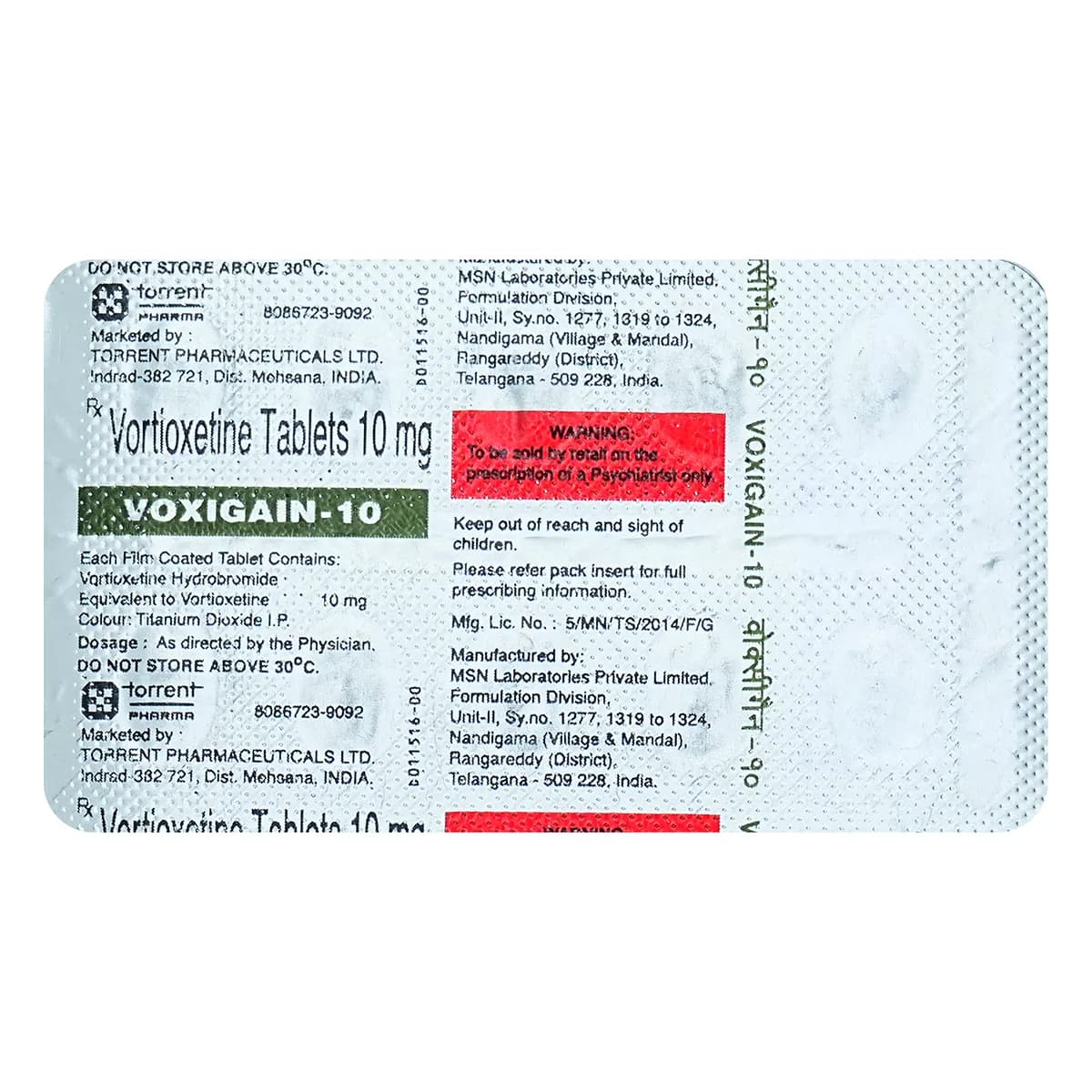 VOXIGAIN 10 TAB