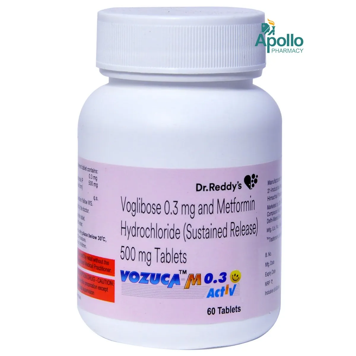 VOZUCA M 0.3 ACTIV TAB