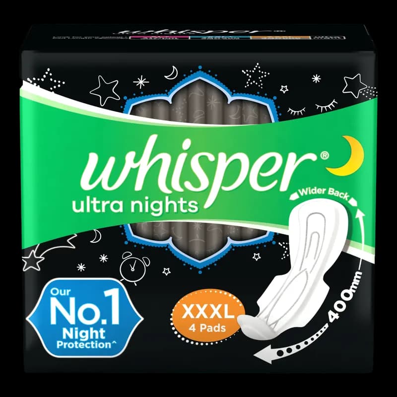 Whisper Ultra Night Sanitary Pads XXXL