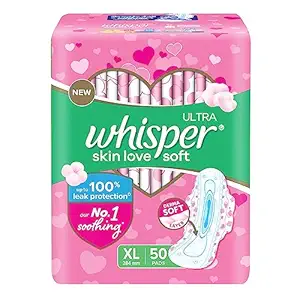 Whisper Ultra Skin Love Soft Pads XL+