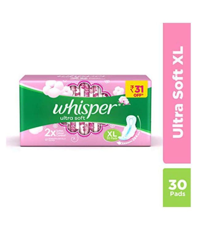 Whisper Ultra Soft 2X Pads Xl