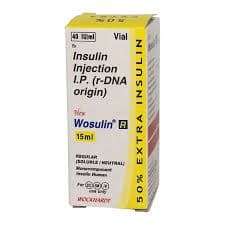 WOSULIN 200IU R CARTRIDGE