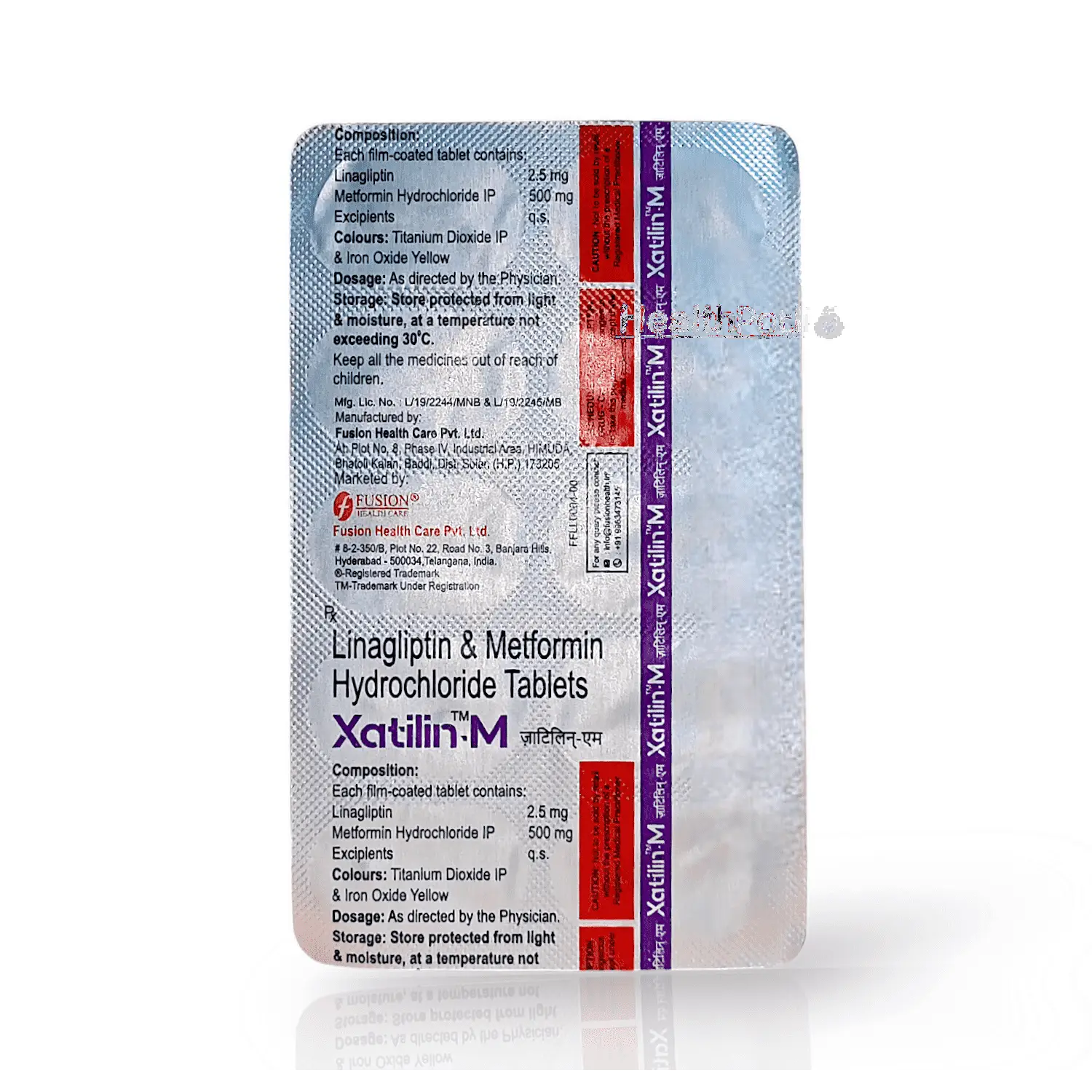 XATILIN-M FORTE 2.5/1000MG TAB
