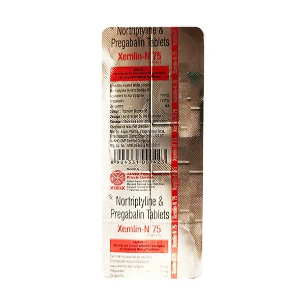 XEMLIN N 75 CAP 10`S