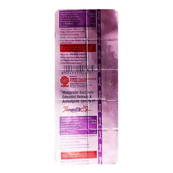 Xempin 50MG Tab 10S
