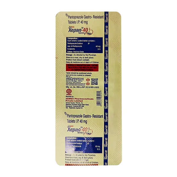 XEPAN 40 TAB