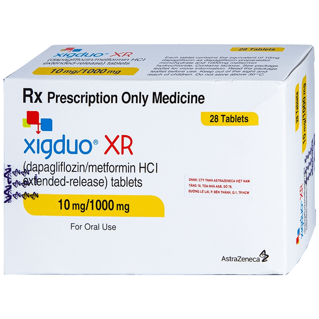 XIGDUO XR 10MG/1000MG TAB