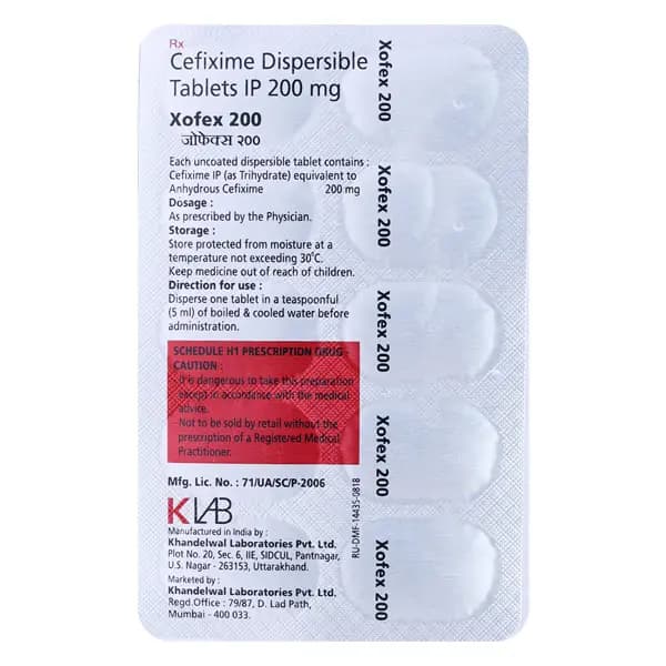 XOFEX 200MG TAB