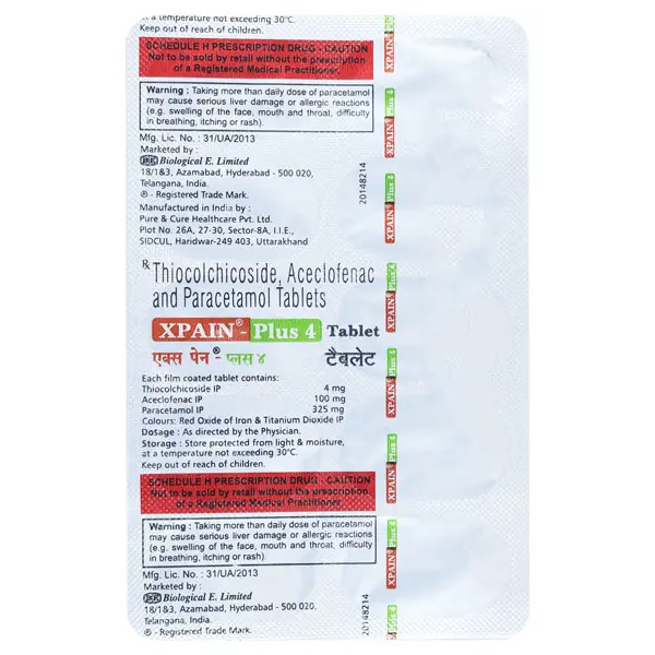 XPAIN 4MG TAB