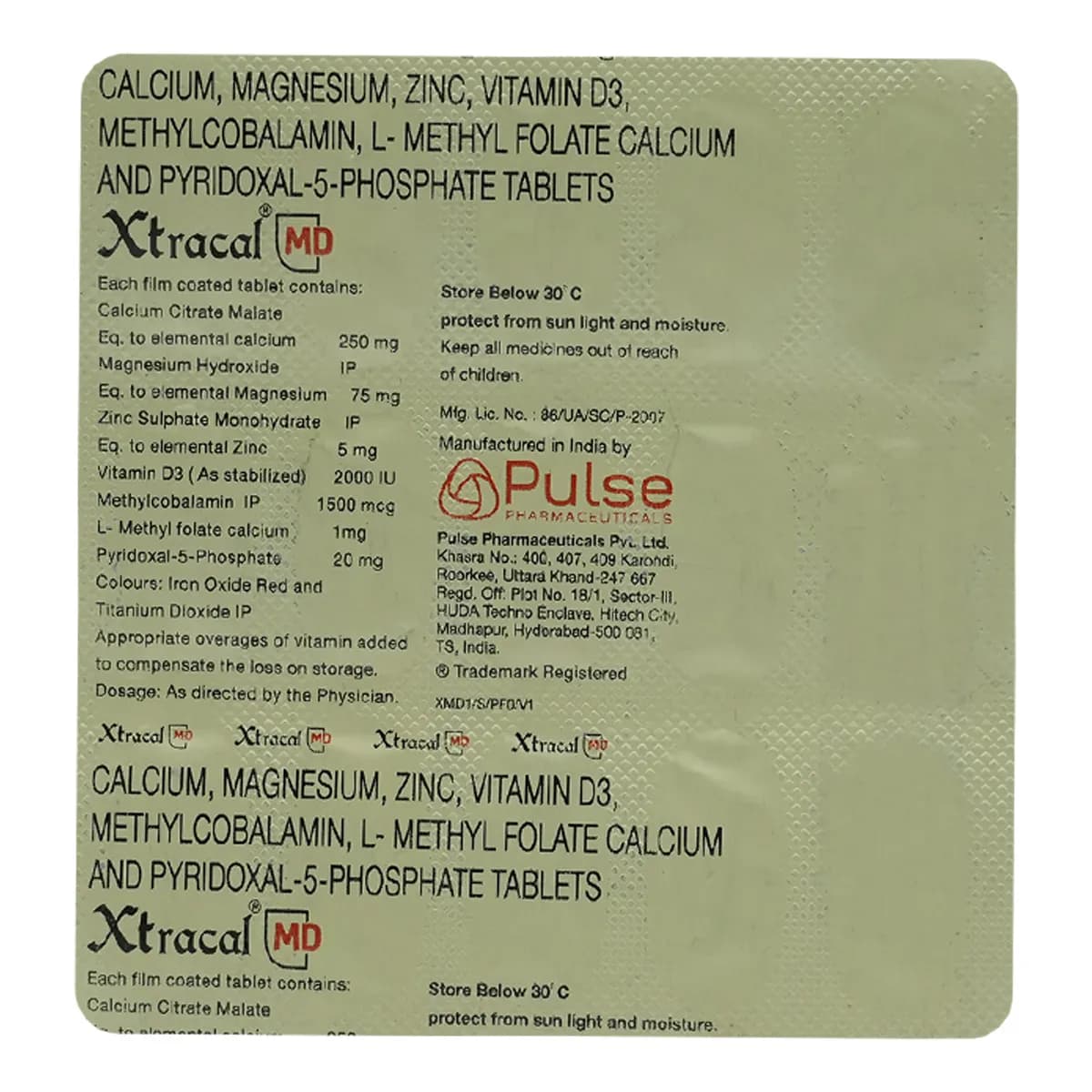 XTRACAL MD TAB