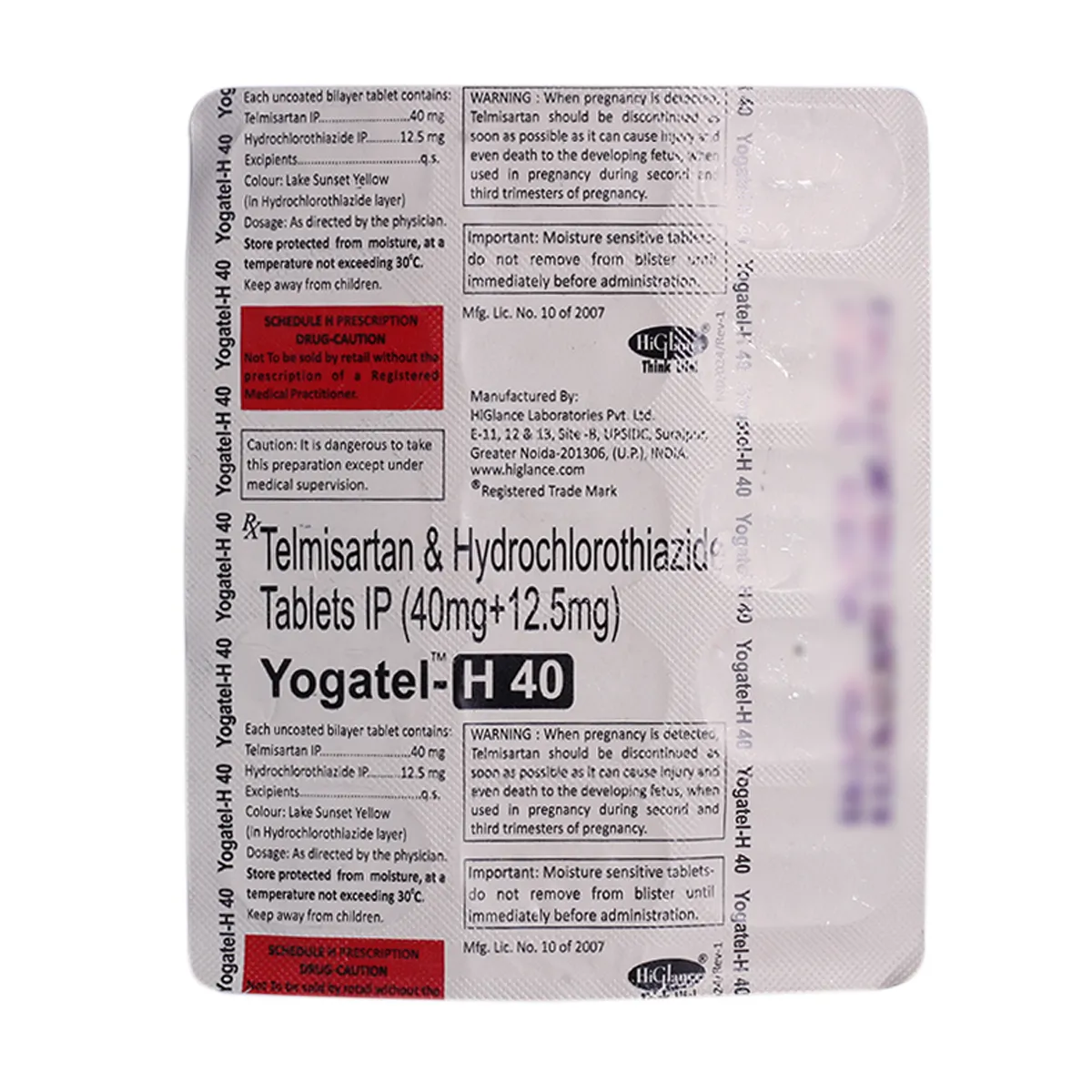 YOGATEL-CH 40MG TAB
