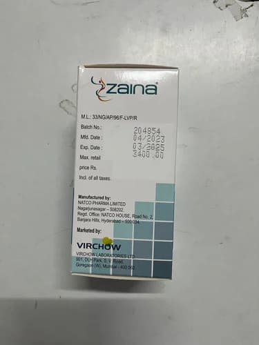 Zaina 5MG/100ML Infusion