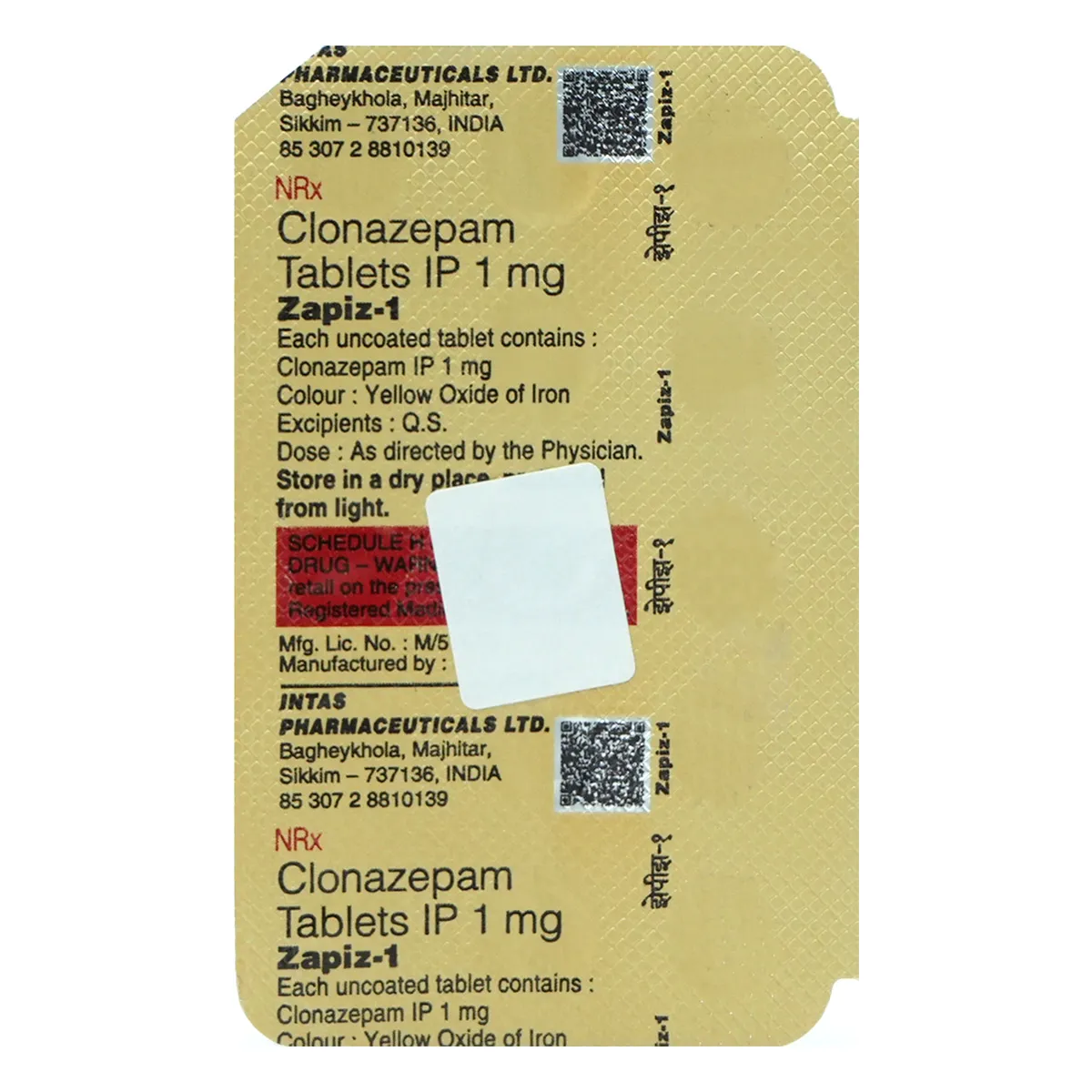 ZAPIZ 1 TAB 15S
