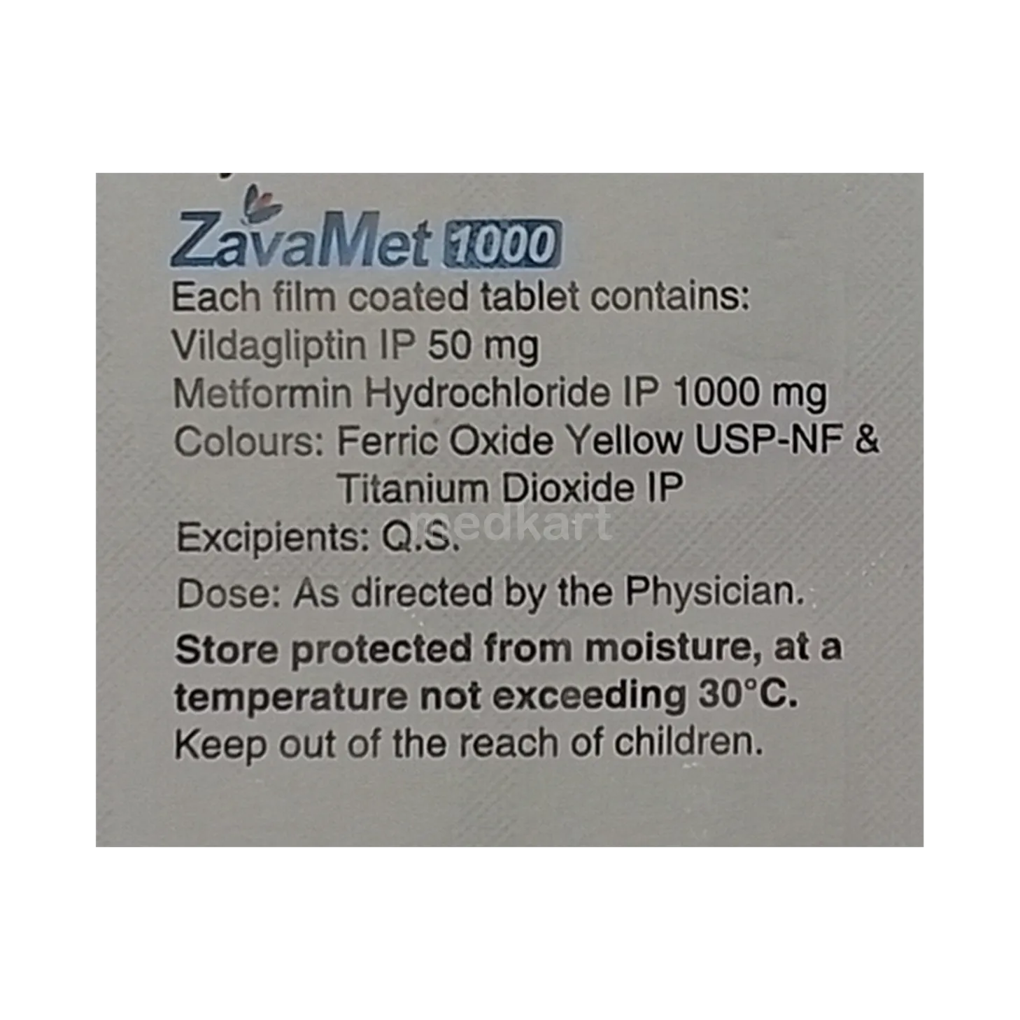 ZAVAMET 1000MG TAB