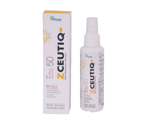 ZCEUTIQ SPF 50 LOTION