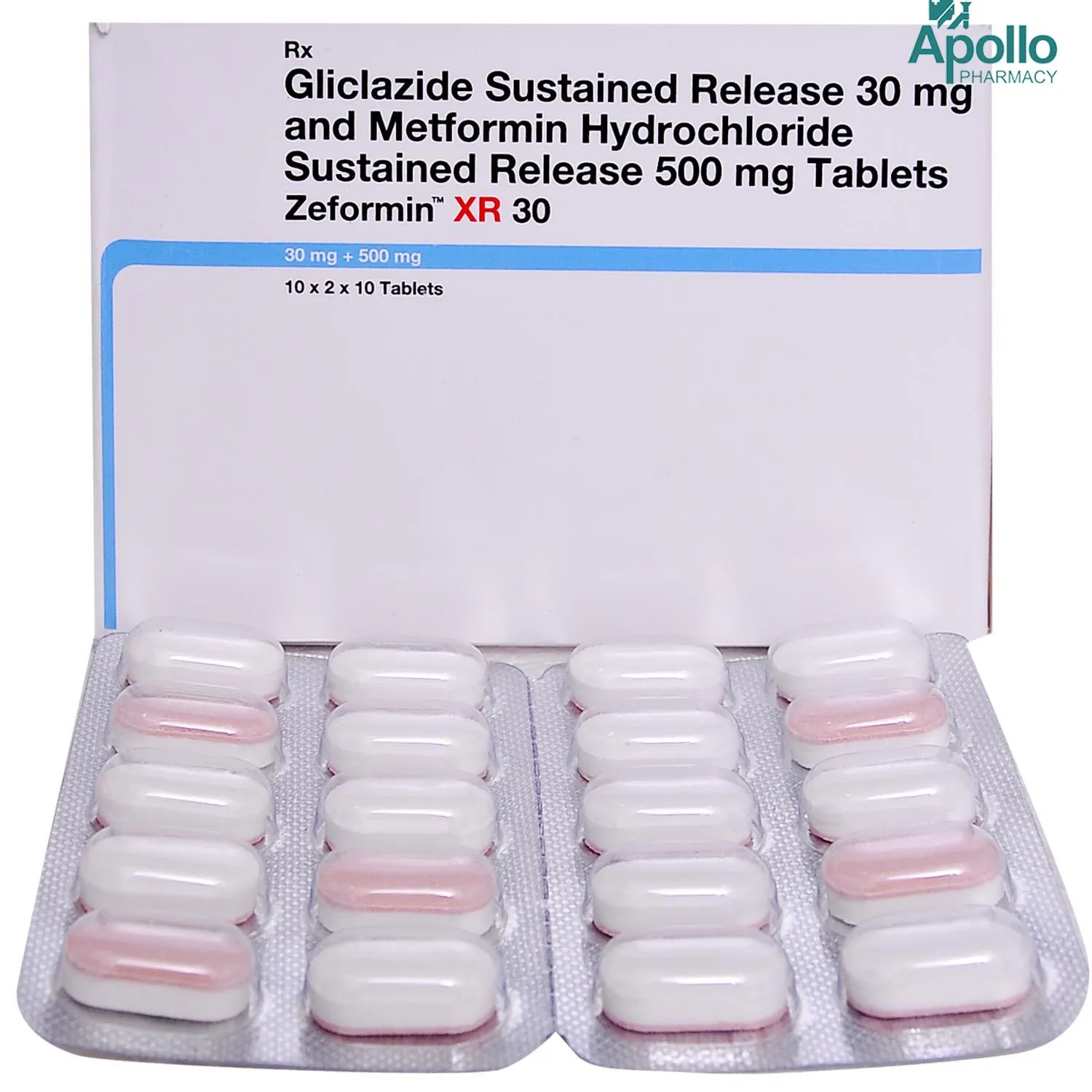 ZEFORMIN XR 30MG 10`S