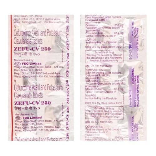 ZEFU CV 500MG TAB