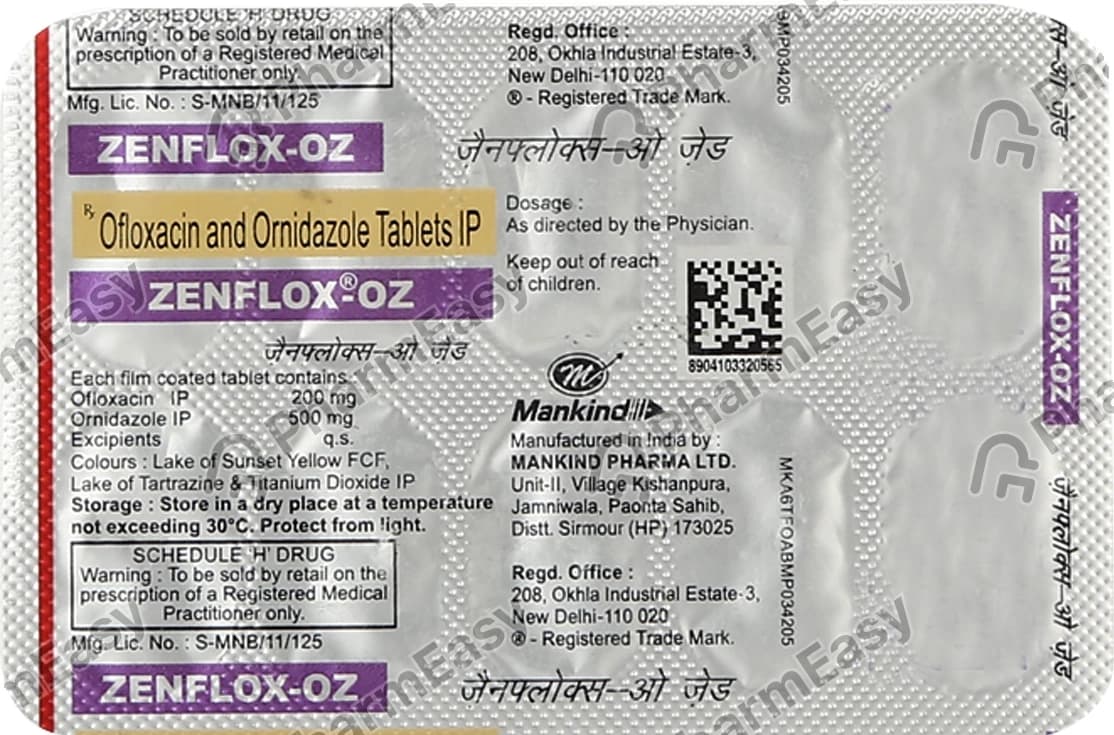 Zenflox OZ Tablet