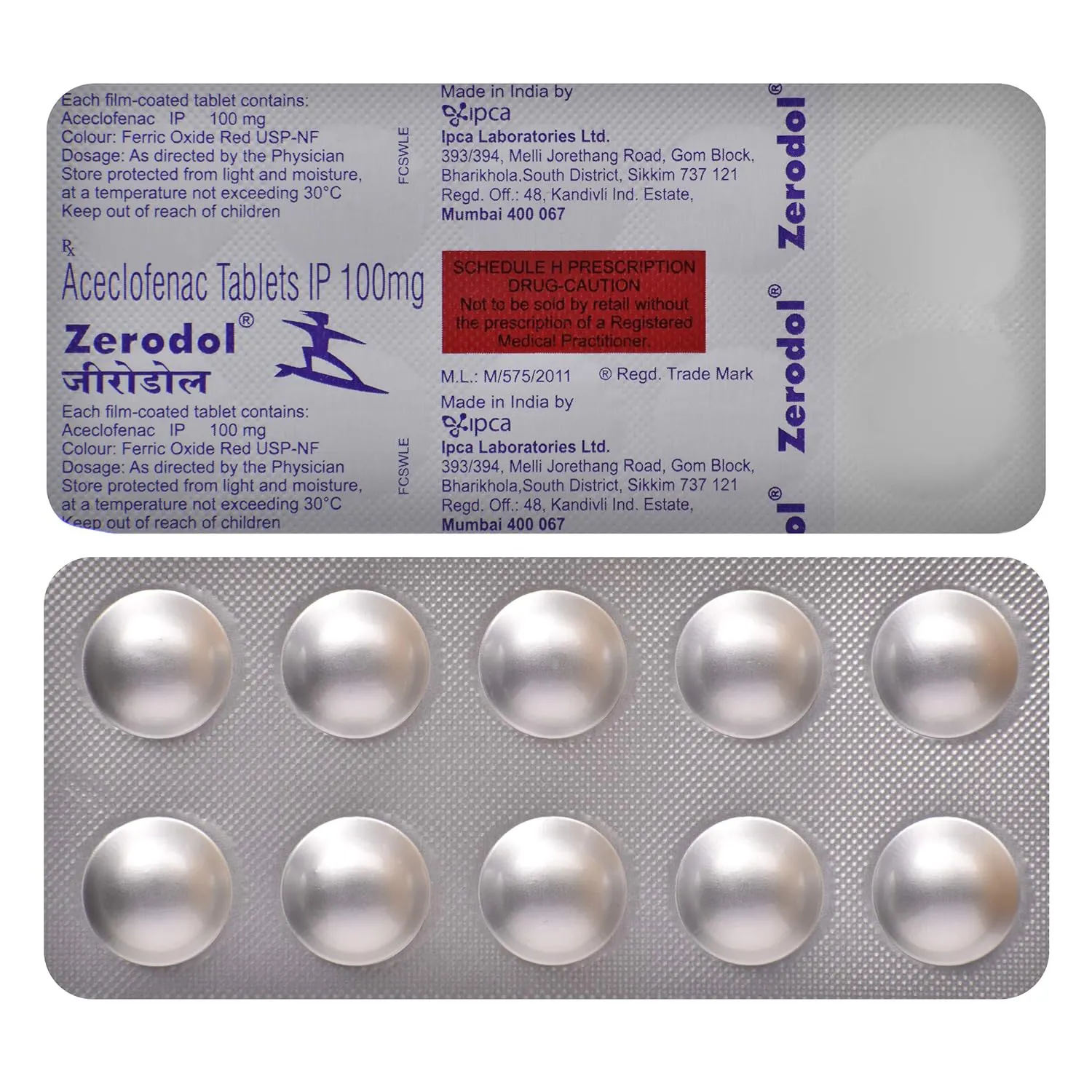 ZERODOL 100 TAB