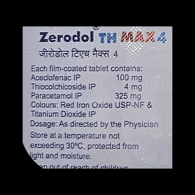 Zerodol Th Max 4