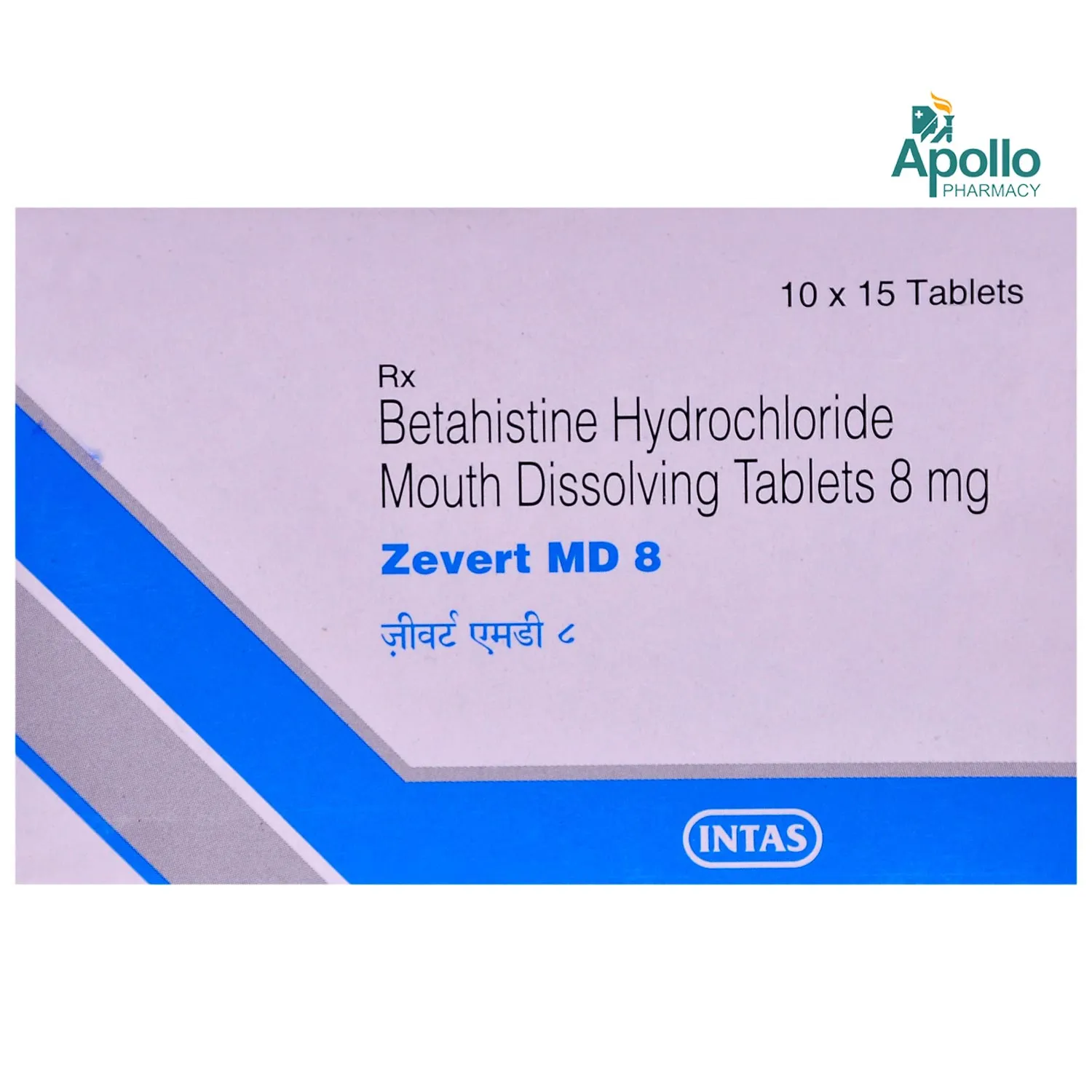 ZEVERT MD 8MG