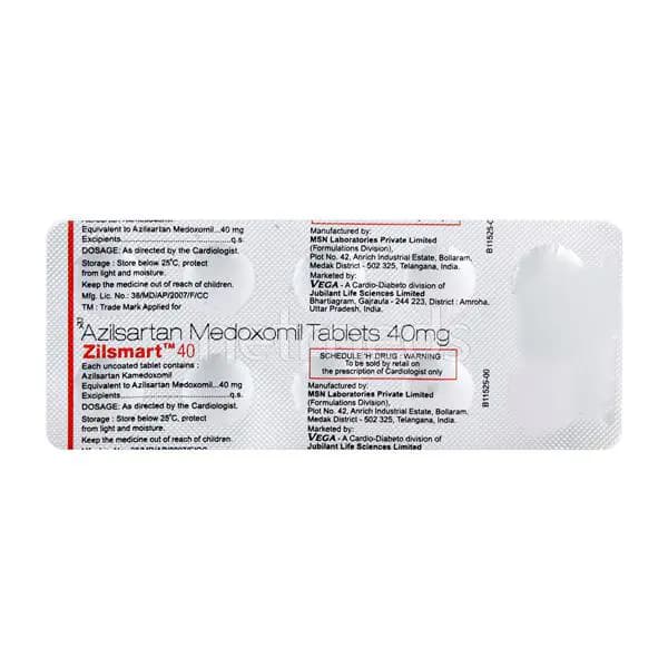 ZILSMART 40MG TAB