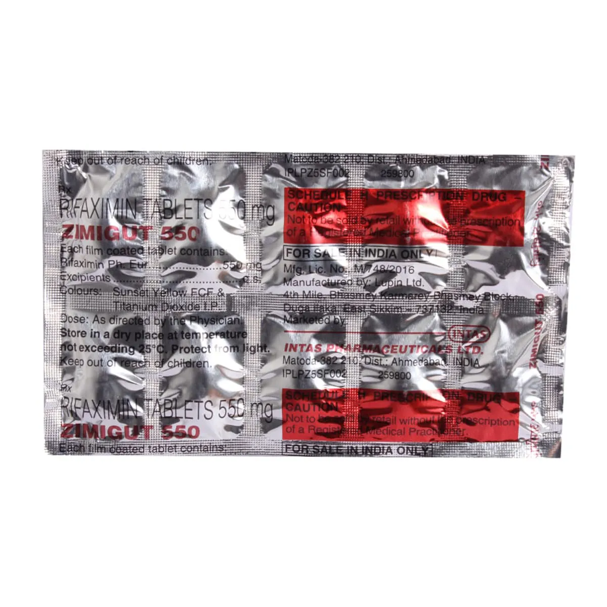 ZIMIGUT 550MG TAB