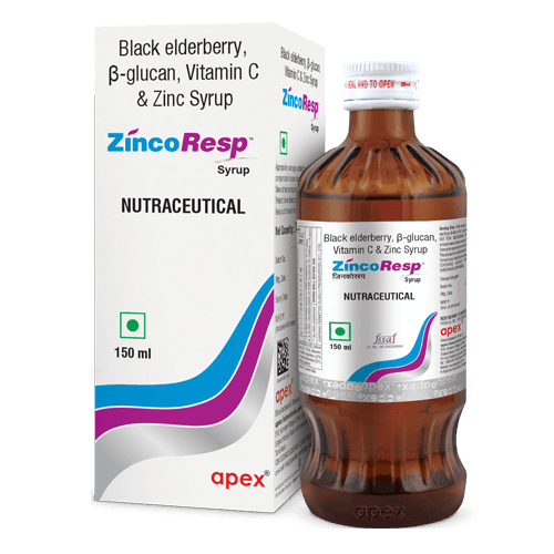 ZINCORESP SYRUP 150ML