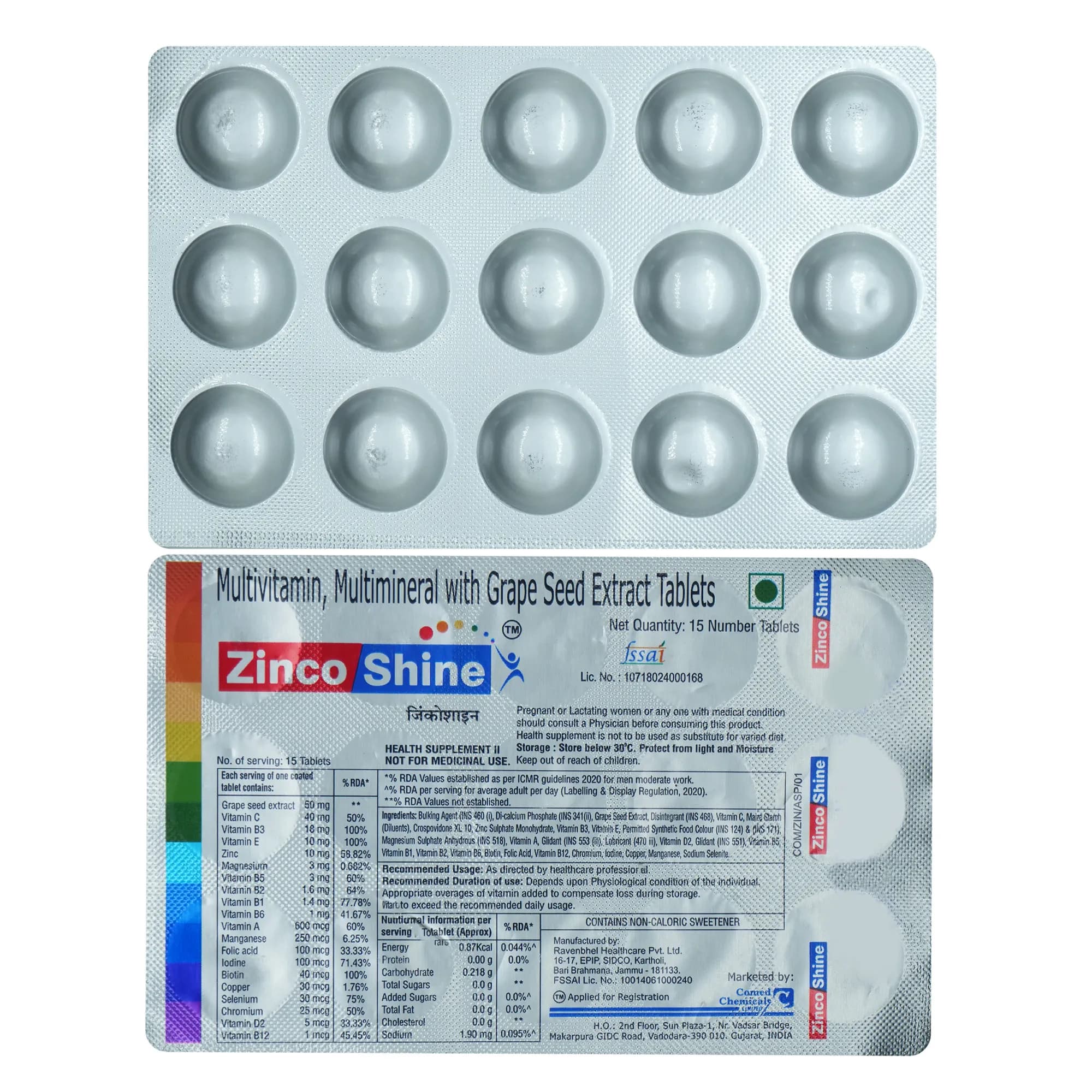 ZINCOSHINE TAB