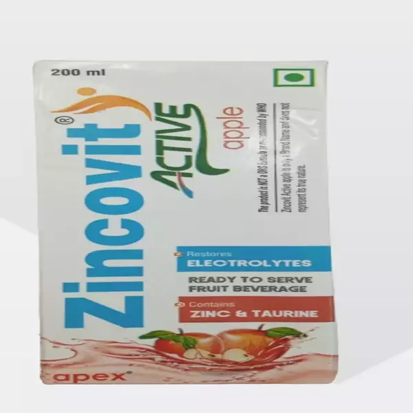 ZINCOVIT ACTIVE LIQ APPLE FLA