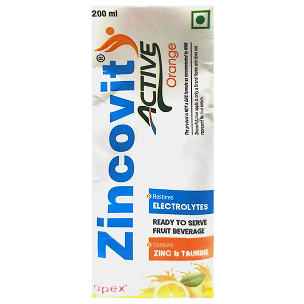 ZINCOVIT ACTIVE LIQ ORANGE FL