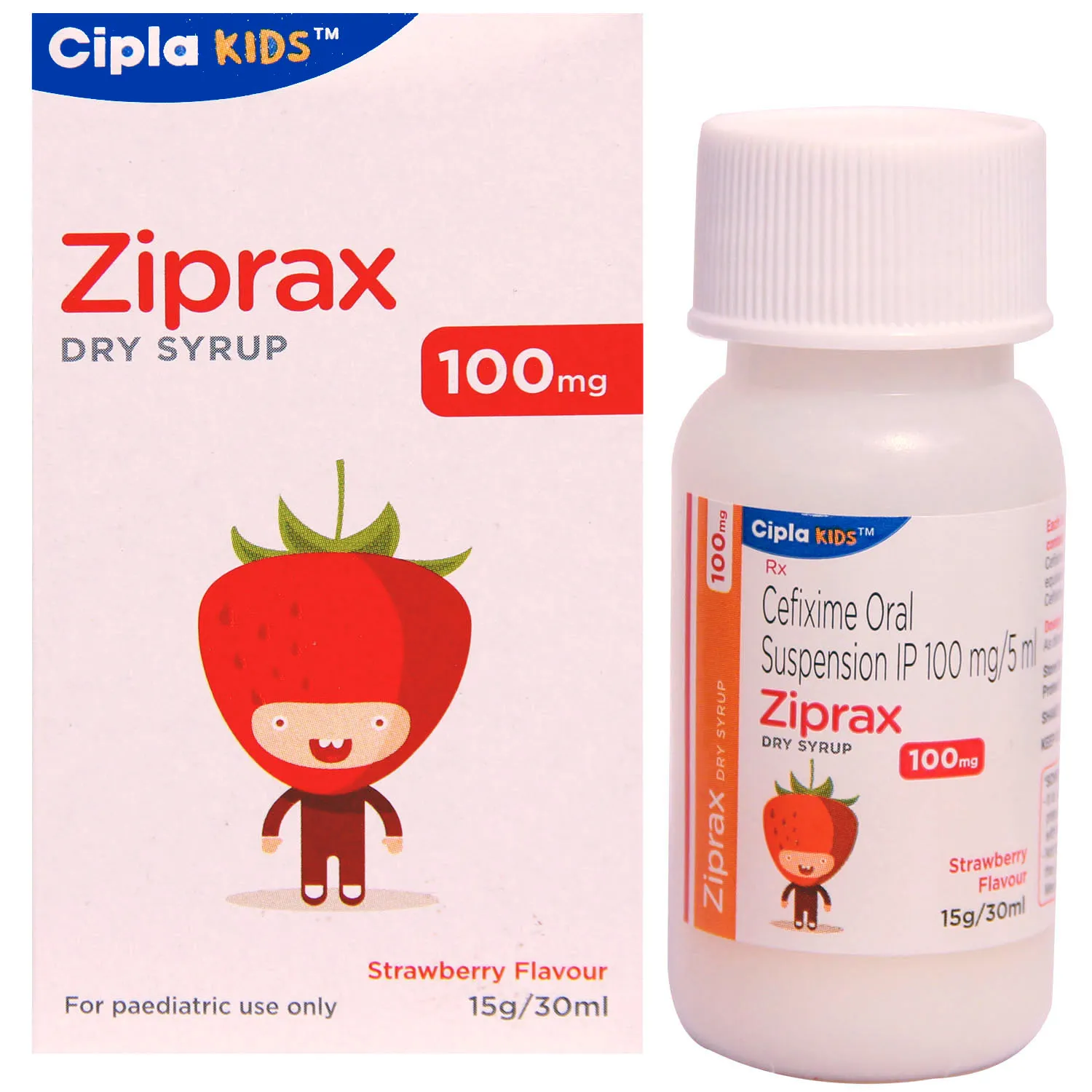 Ziprax 100 Dry Syrup Orange