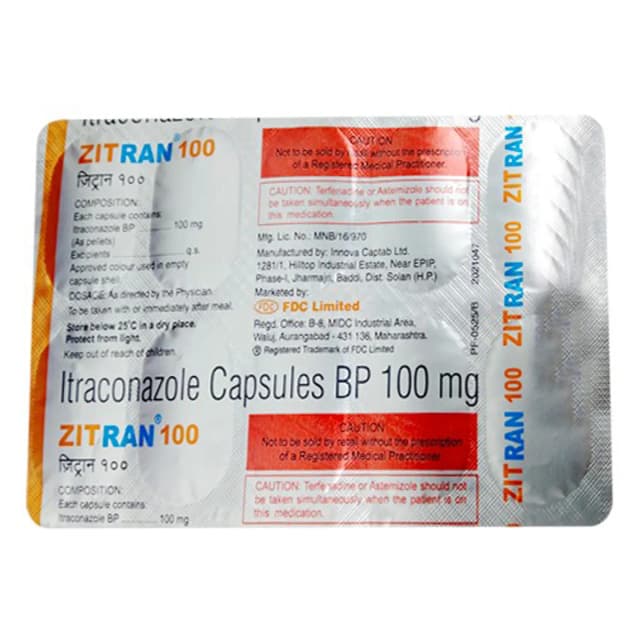 Zitran 100MG Caps