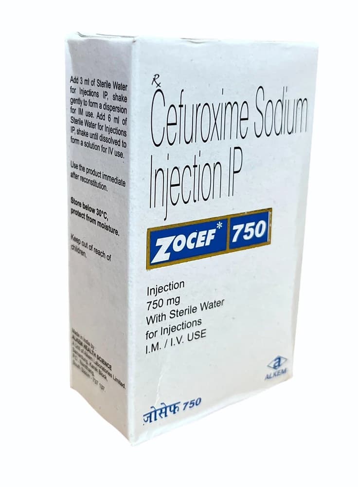 ZOCEF 750MG INJ VIAL