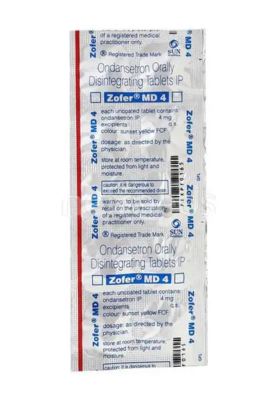 ZOFER MD 4MG TAB 10`S
