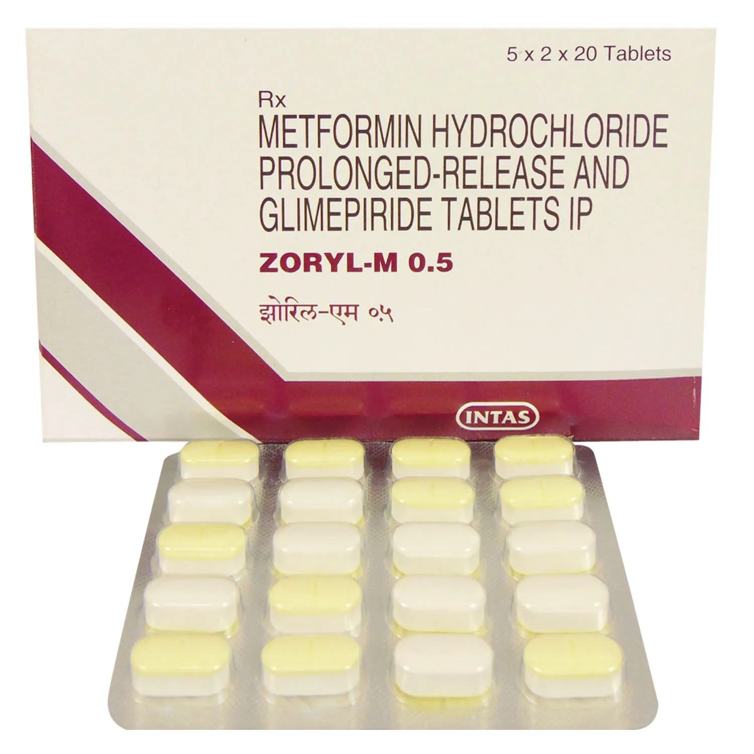 Zoryl M 0.5 Tab 20S