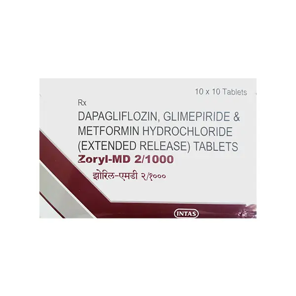 Zoryl M D 2/1000 Tab