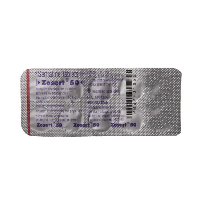 ZOSERT 50MG 10`S
