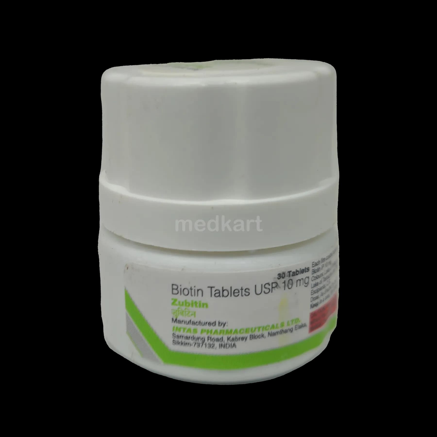 ZUBITIN TAB 30`S