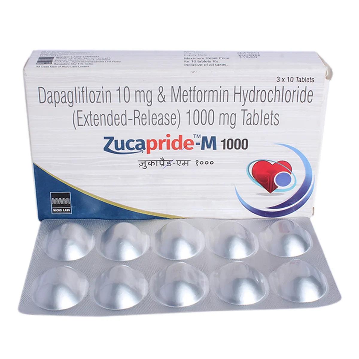 ZUCAPRIDE M 1000 TAB