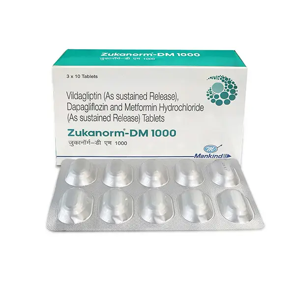 ZUKANORM DM 1000 TAB