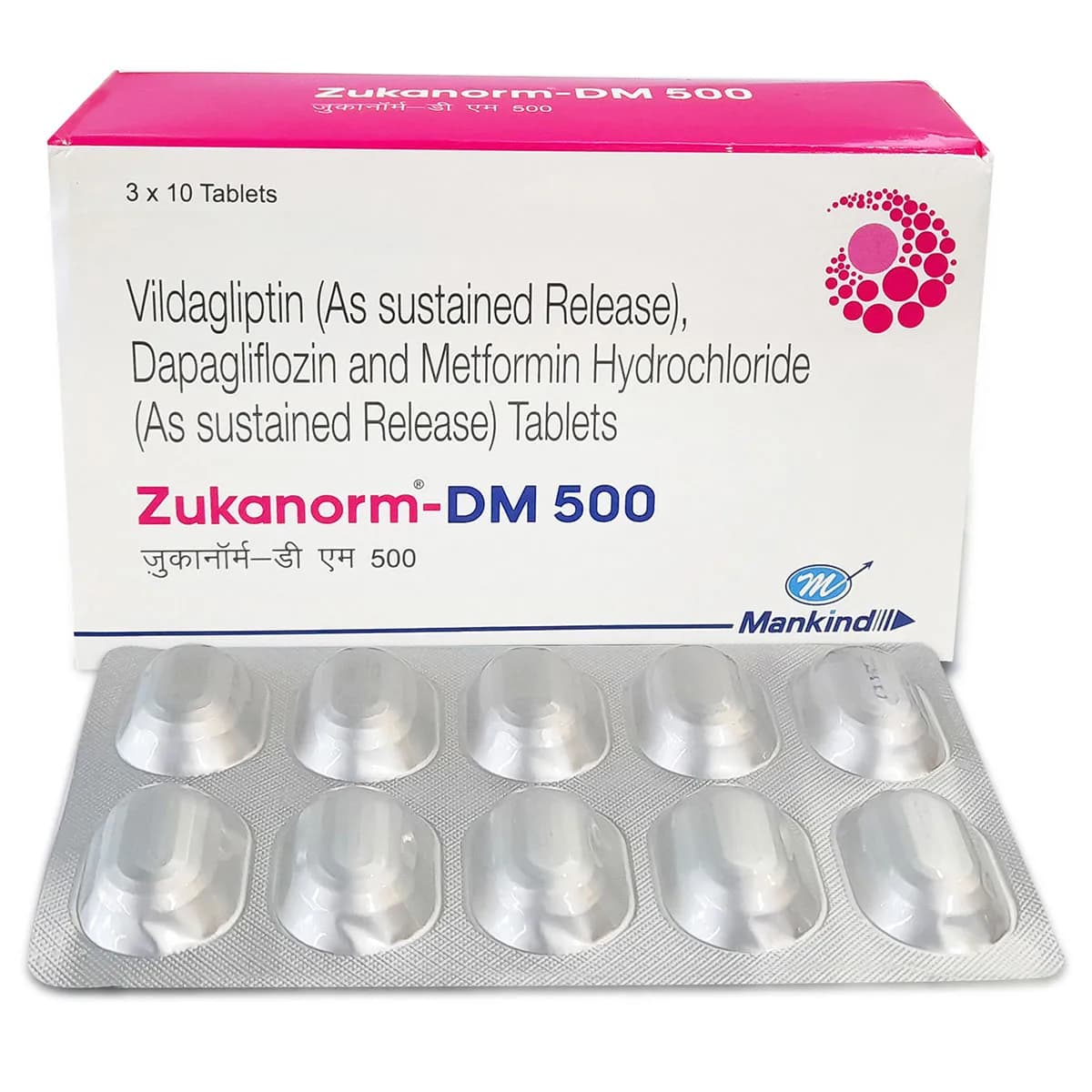 ZUKANORM DM 500 TAB
