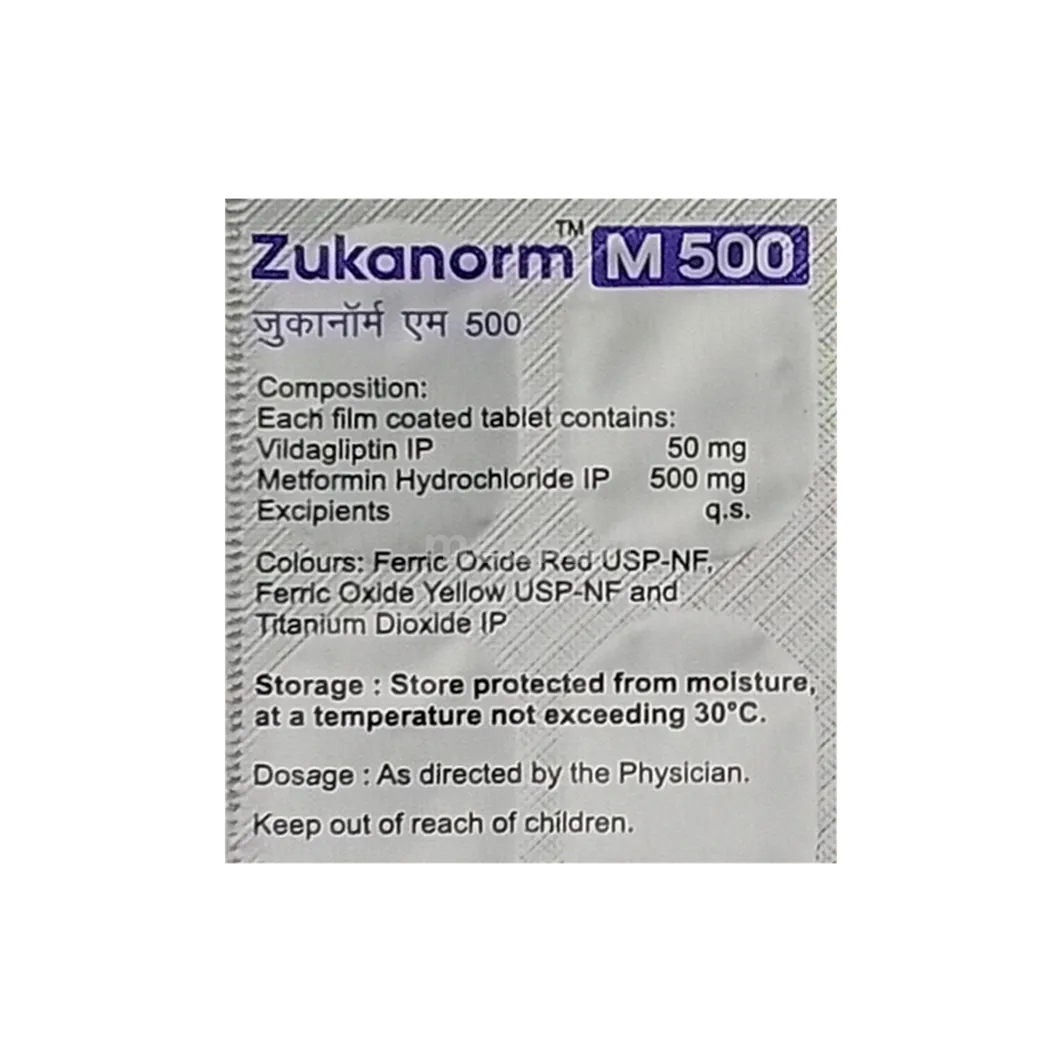 Zukanorm M 500 Tablet