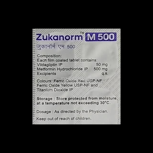 Zukanorm M 500 Tablet