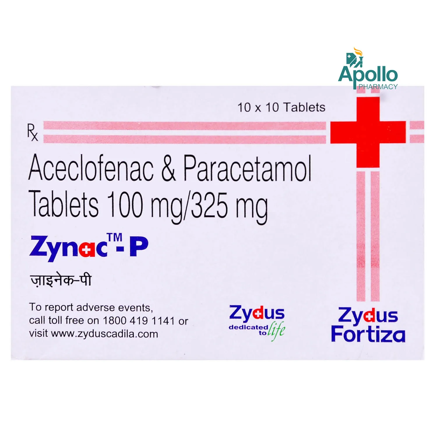 ZYNAC P TAB 10`S