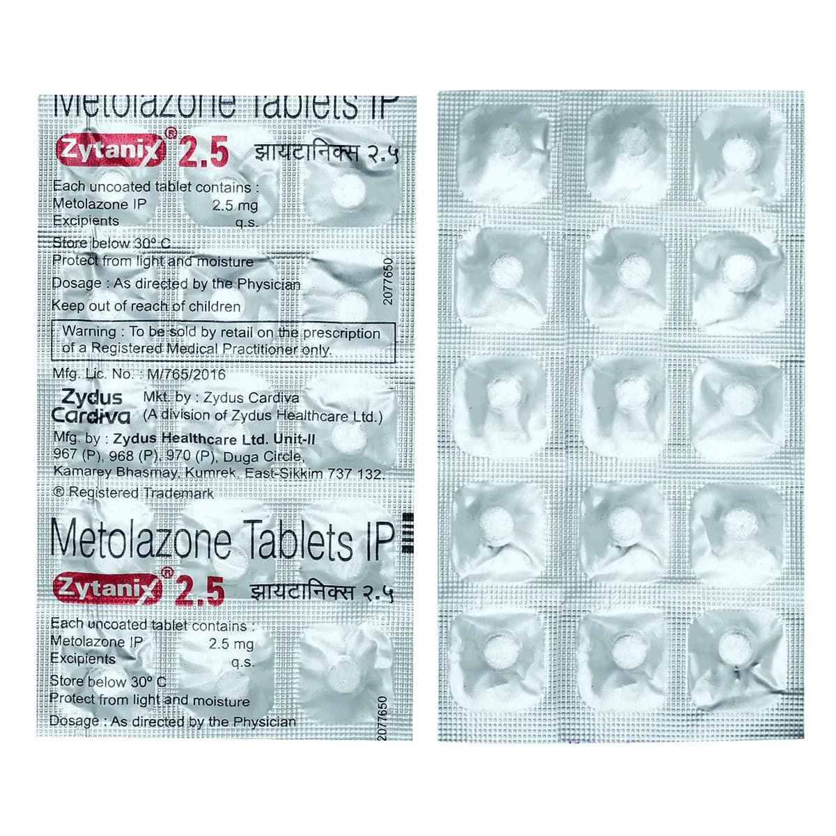 Zytanix 2.5 Tab 15S